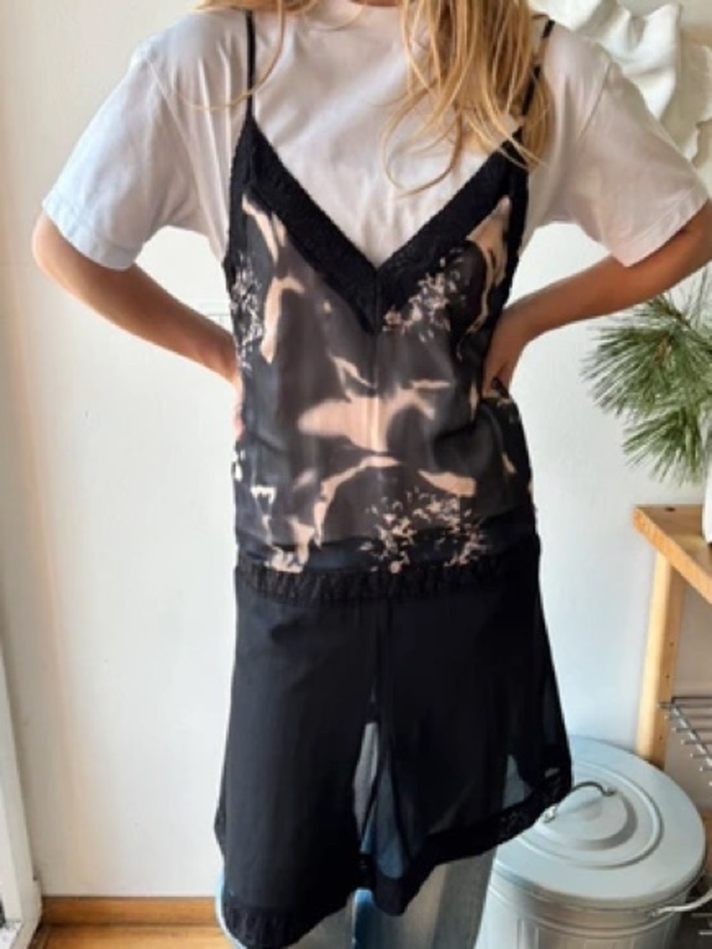 Karl Lagerfeld for H&M Mesh Lace Tank Dress size 6